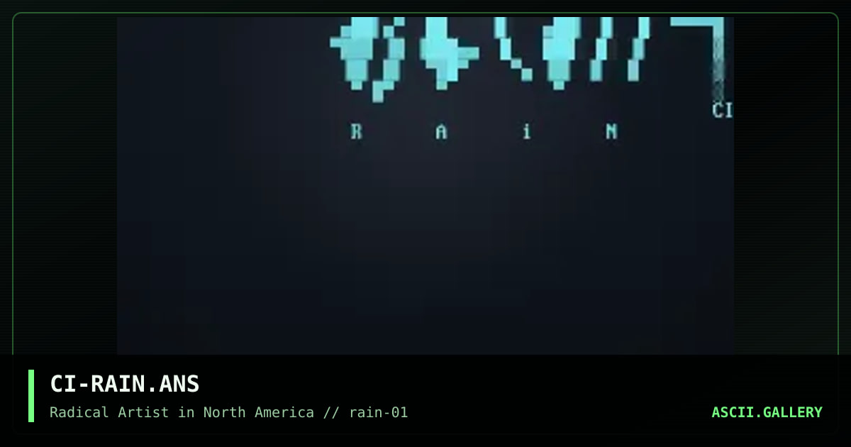 CI-RAIN.ANS, by cryptic insanity, 1995
