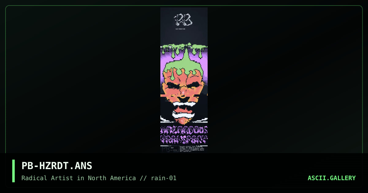 PB-HZRDT.ANS, by point blank, 1995
