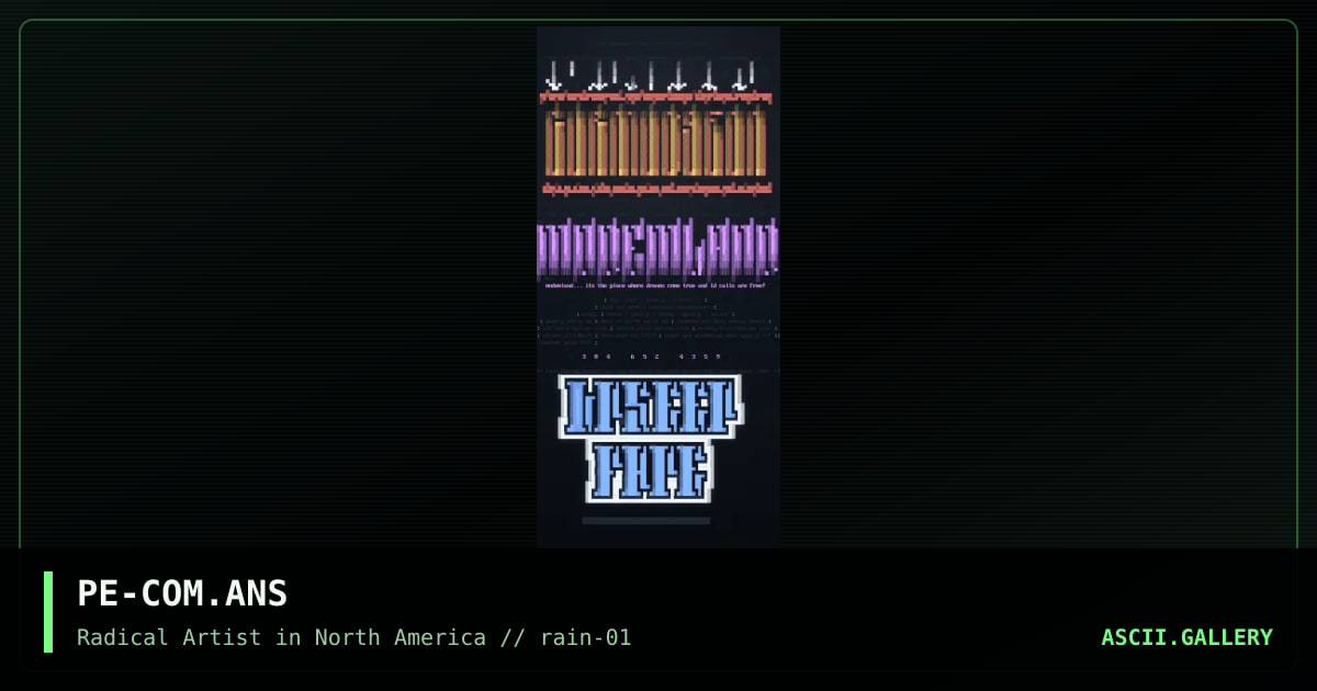 Combination Font, by pale, 1995
