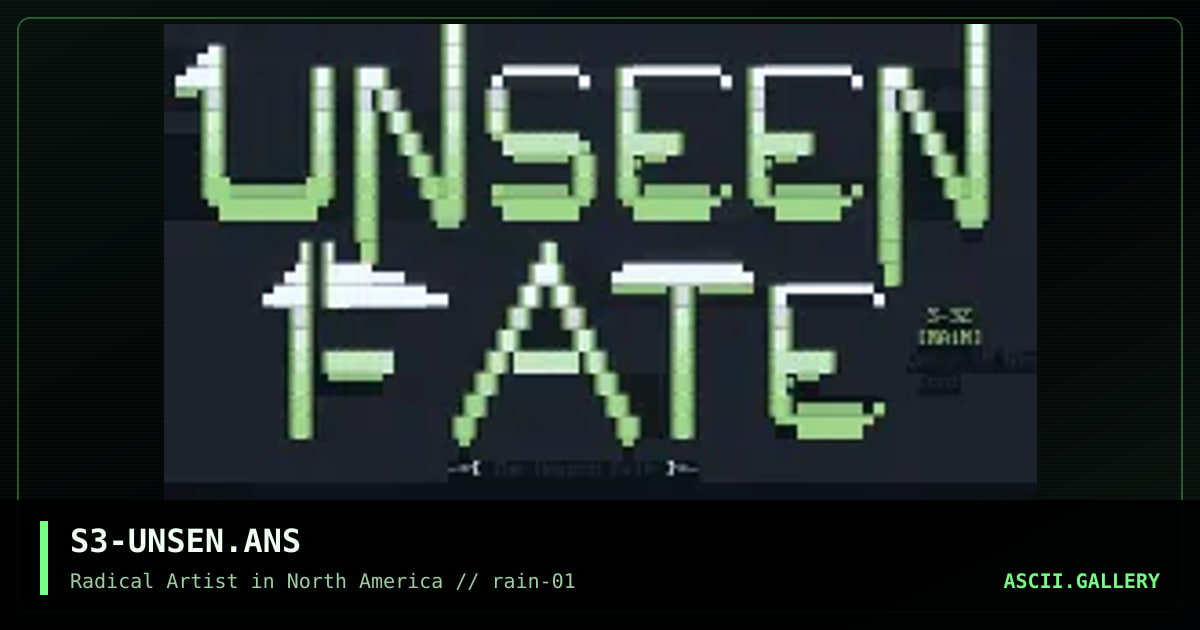 S3-UNSEN.ANS, by saturn 32, 1995