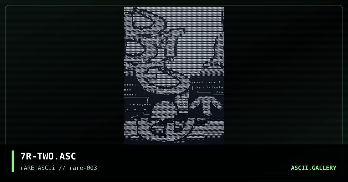 7R-TWO.ASC, by tripulogic, 1998