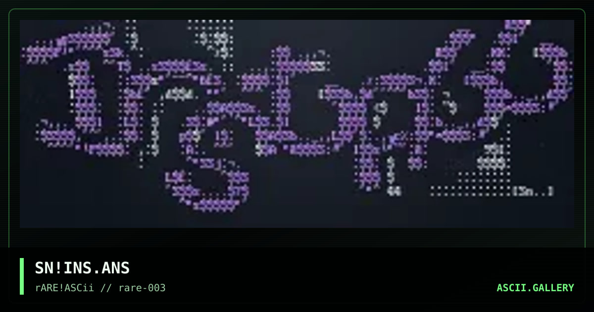 install, by snowball, 1998