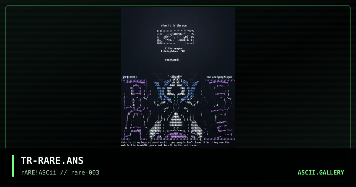TR-RARE.ANS, by tee_are, 1998
