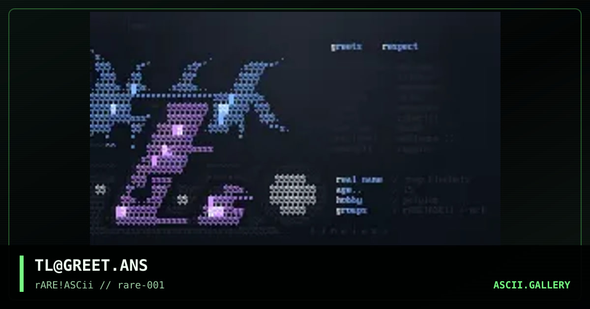 Greets, by timeless, 1998