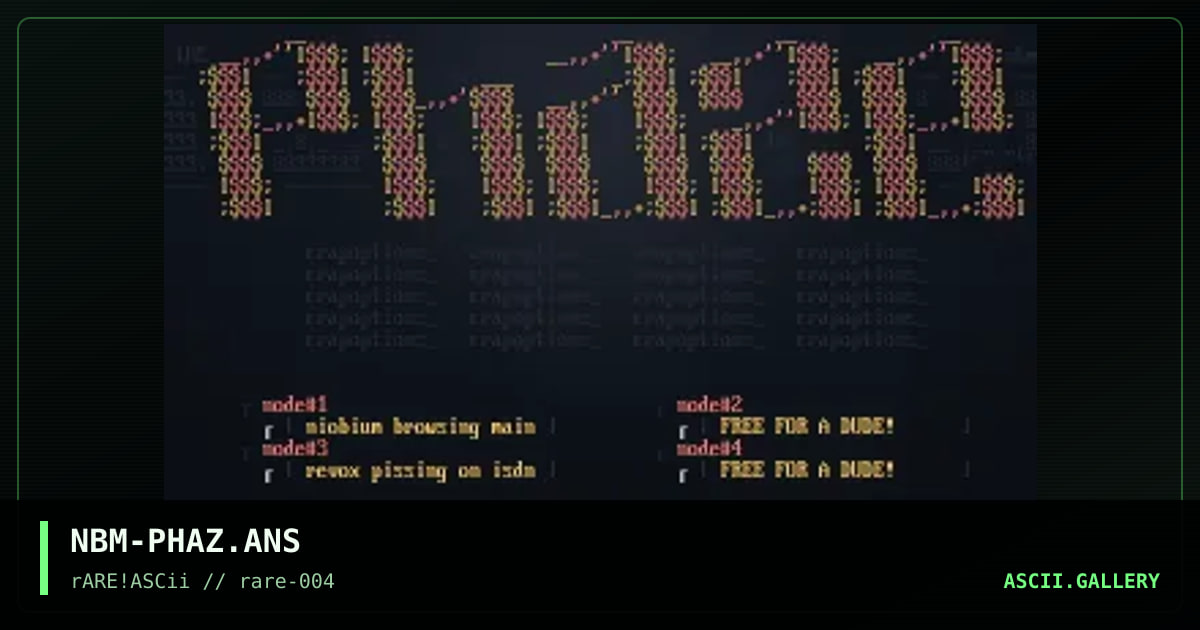 NBM-PHAZ.ANS, by niobium, 1998
