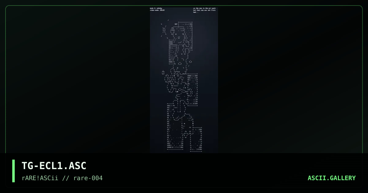 ecolove ascii, by tuffguy, 1998