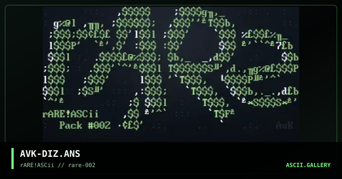 AVK-DIZ.ANS, by alvak, 1998