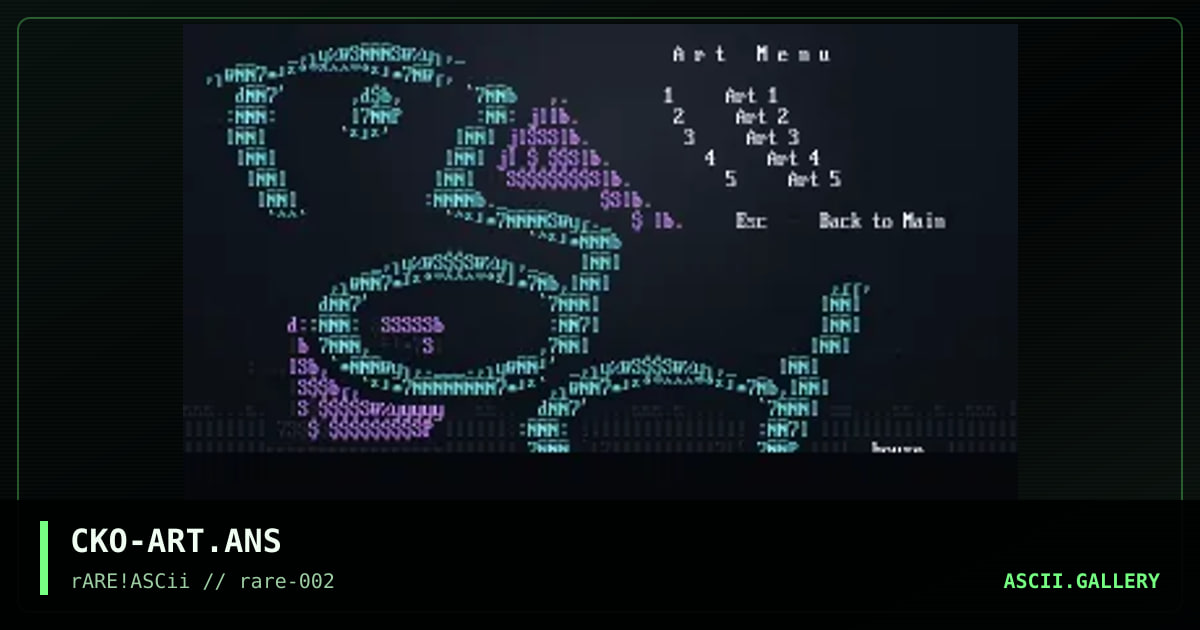 art menu?, by cuckoo, 1998