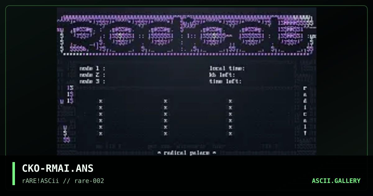 radical main, by cuckoo, 1998
