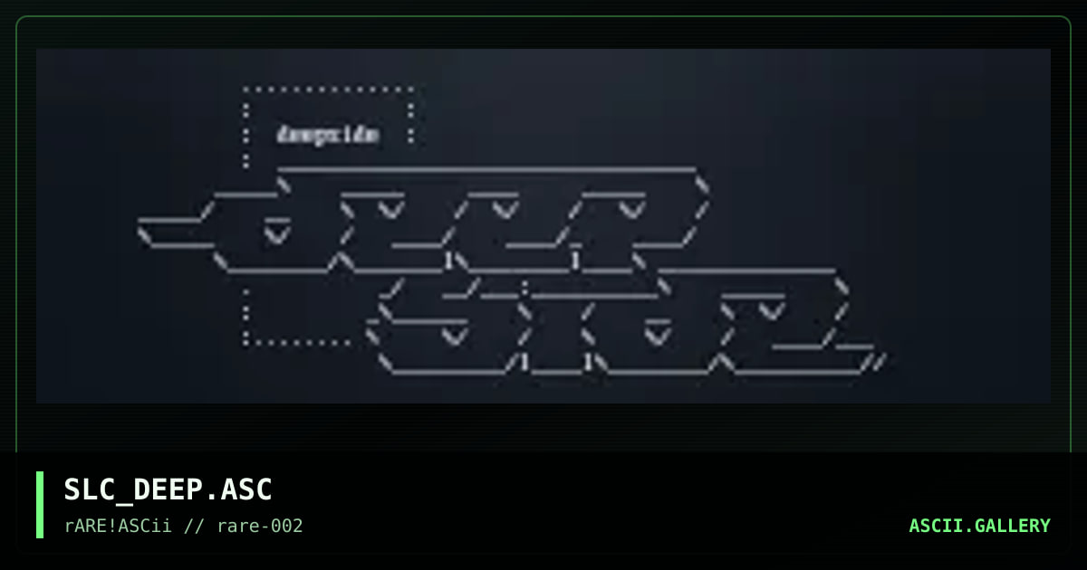 deepside, by silencio, 1998
