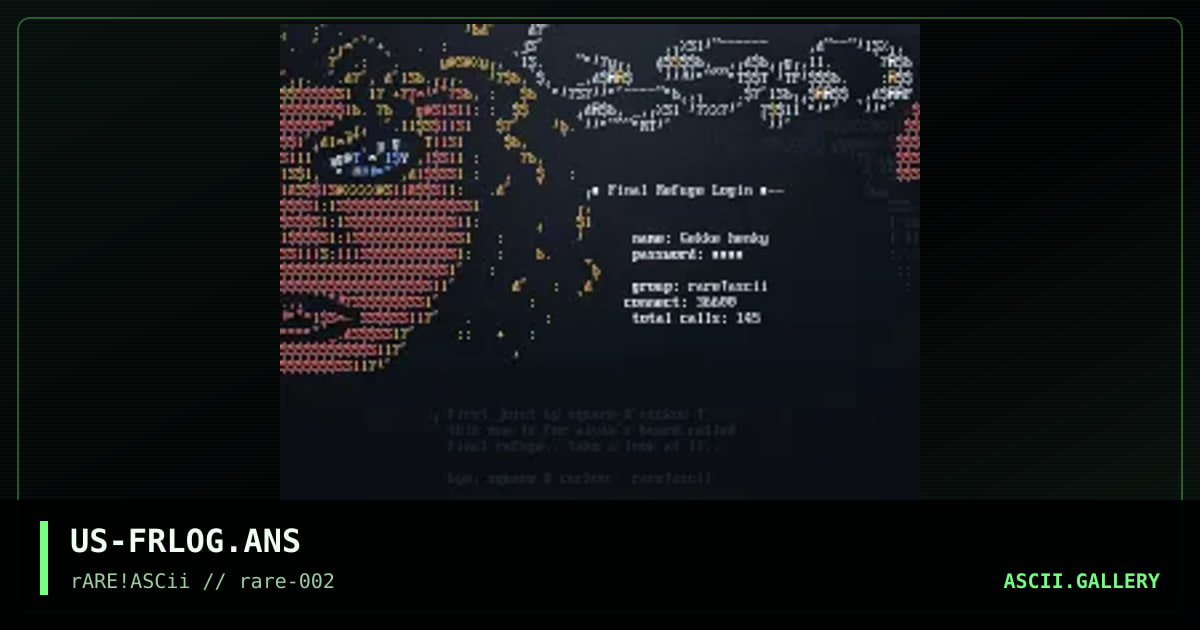 final refuge login, by square, cuckoo, 1998