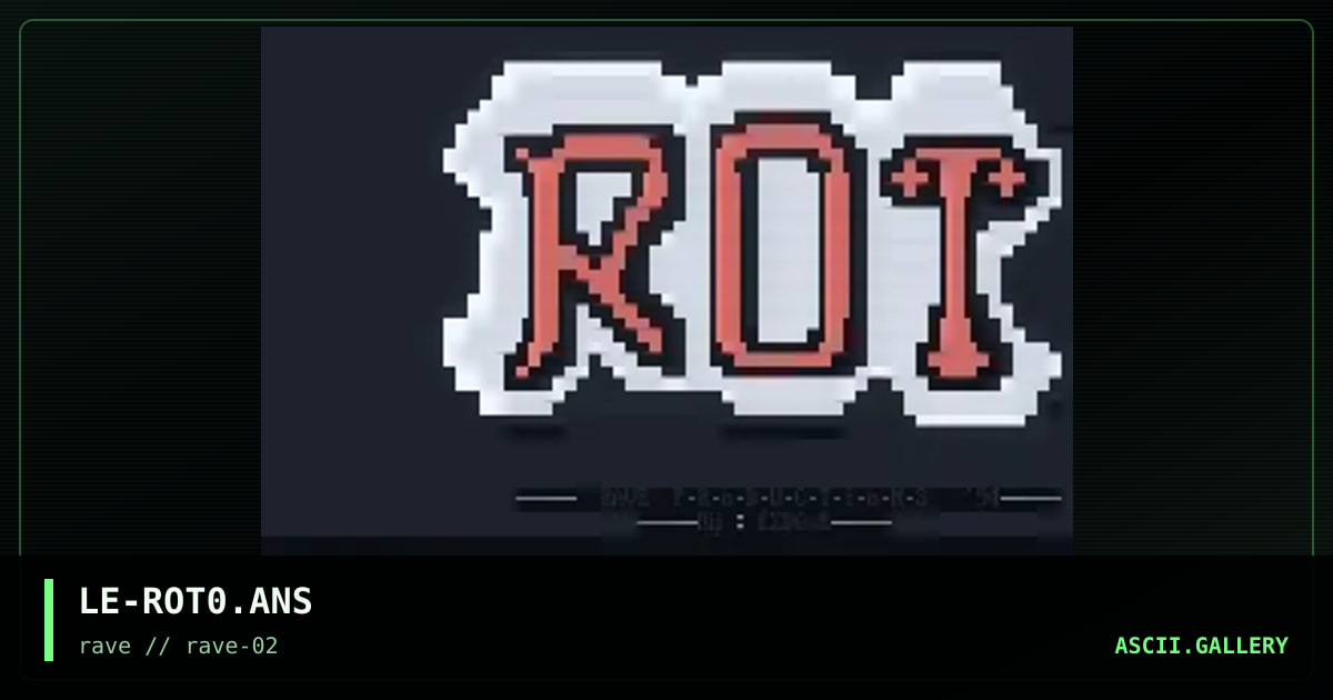 LE-ROT0.ANS, by ledger, 1994
