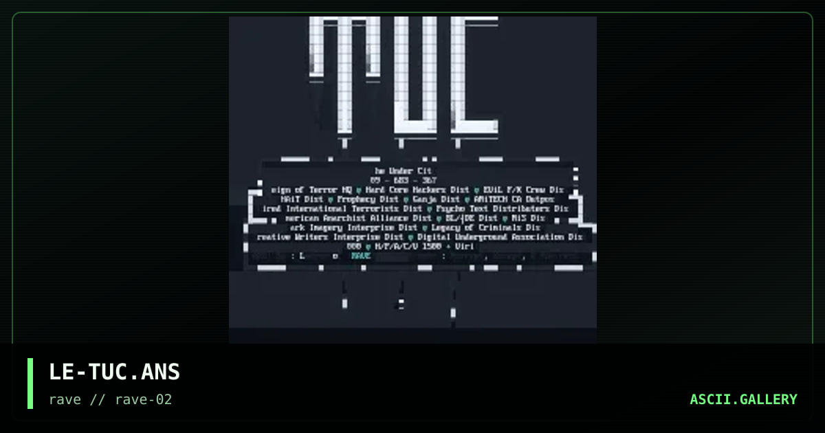 LE-TUC.ANS, by ledger, 1994