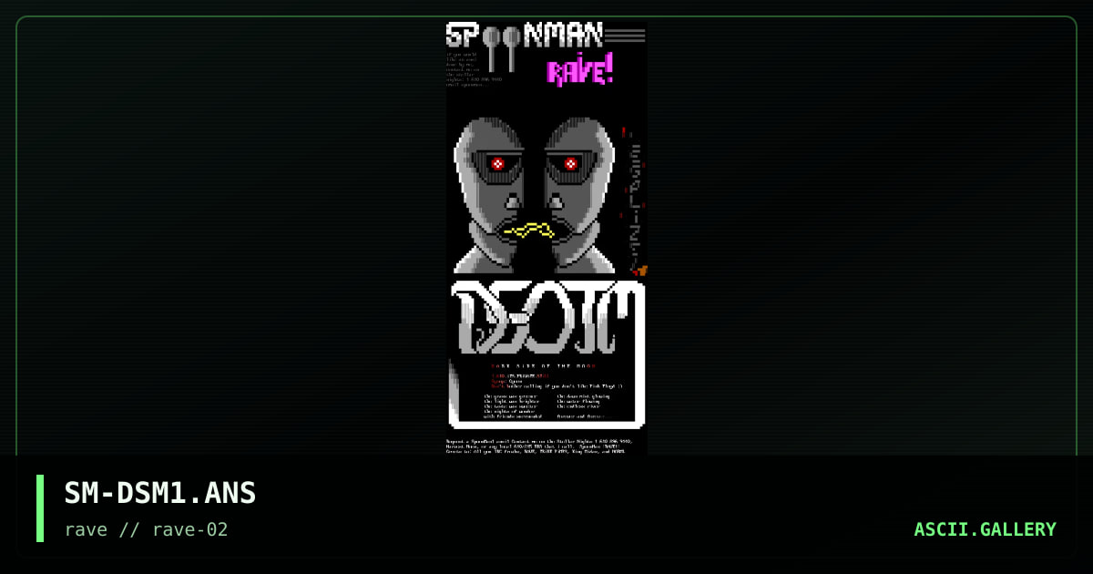 SM-DSM1.ANS, by spoonman, 1994