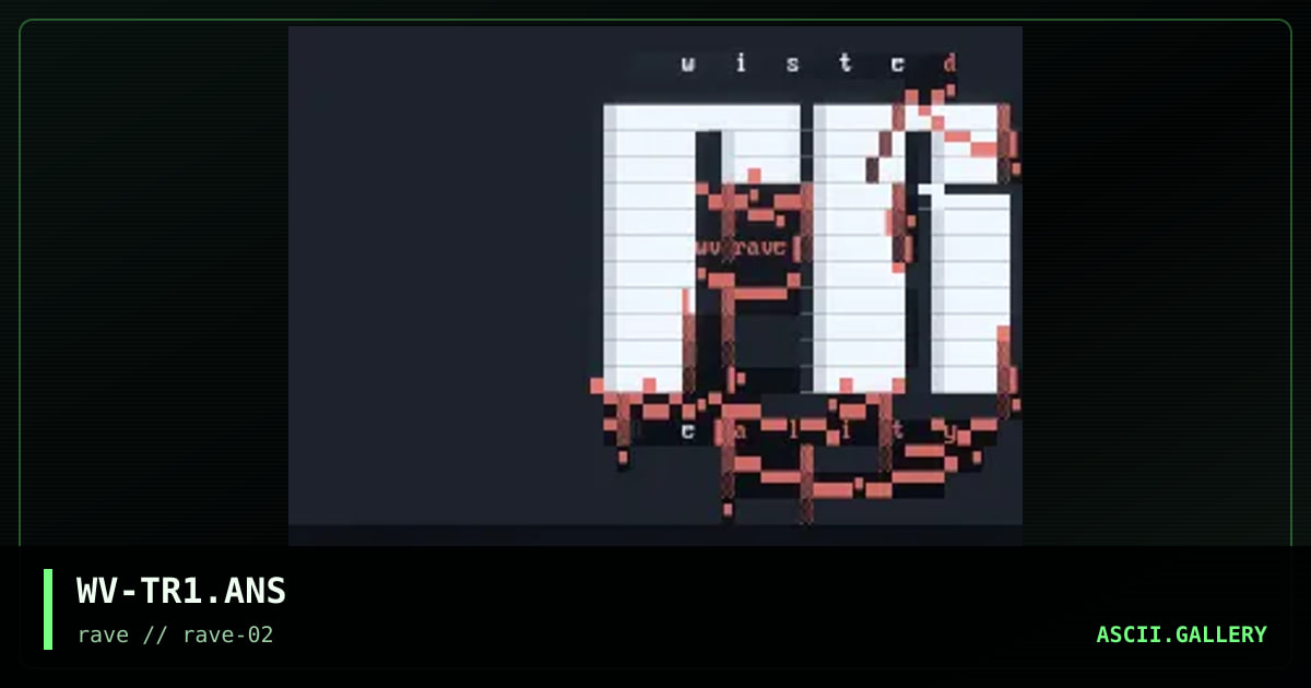 WV-TR1.ANS, by wv, 1994