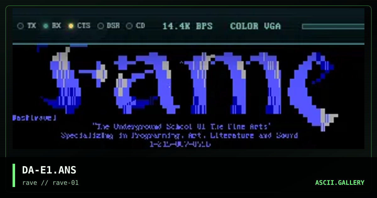 DA-E1.ANS, by dash, 1994
