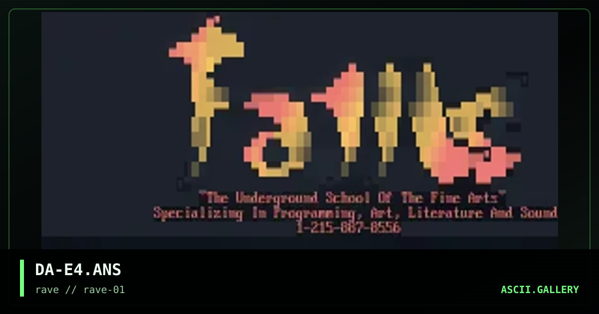 DA-E4.ANS, by dash, 1994