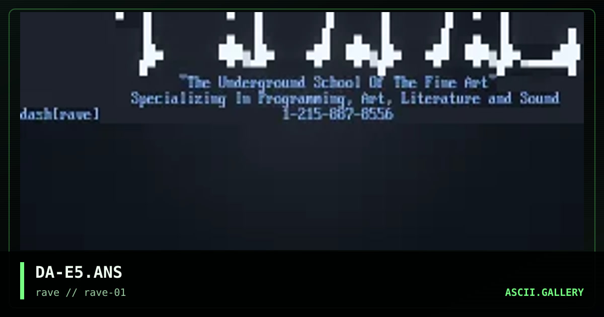 DA-E5.ANS, by dash, 1994