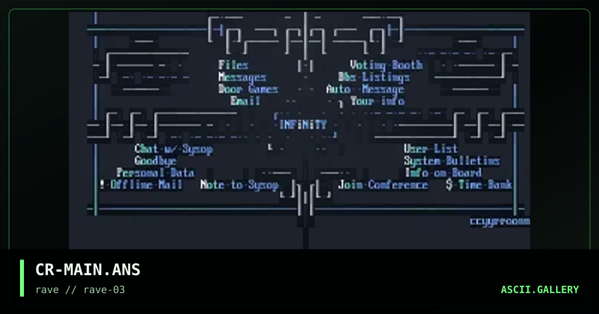 CR-MAIN.ANS, by cyron, 1994