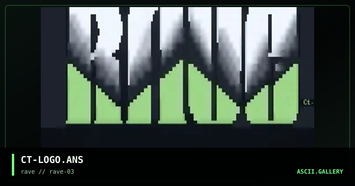 CT-LOGO.ANS, by corruption, 1994