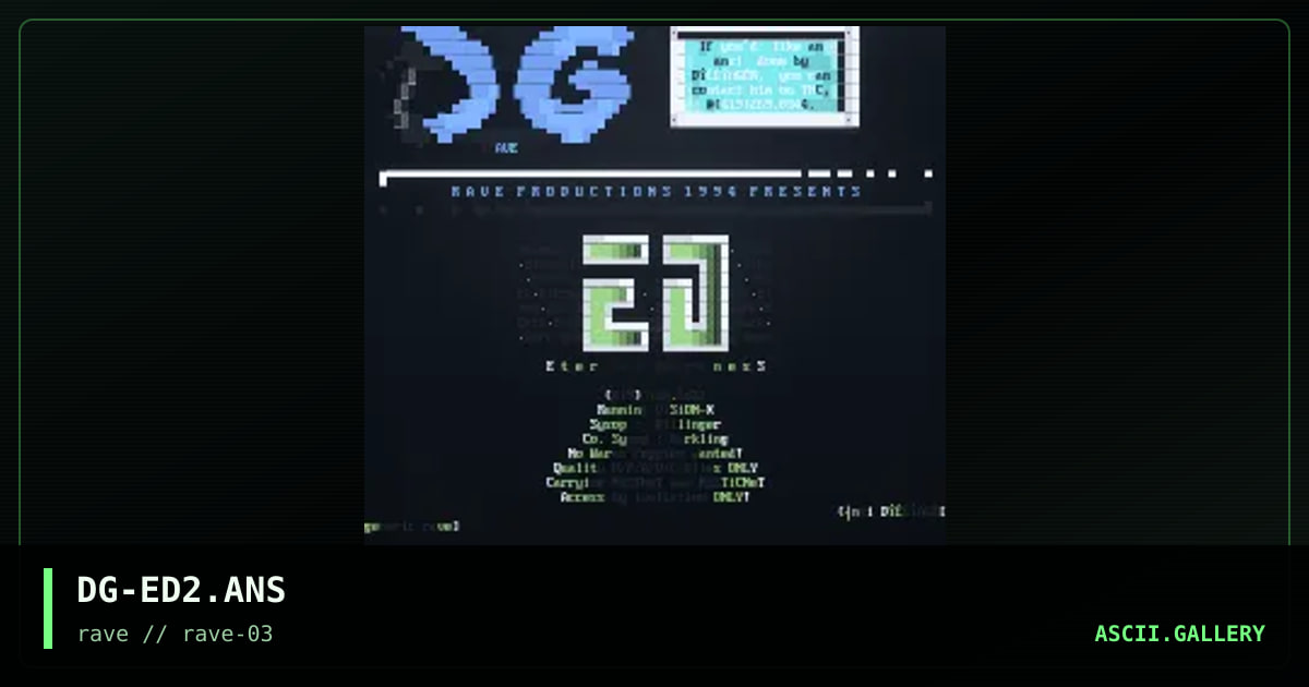 DG-ED2.ANS, by dillinger, 1994