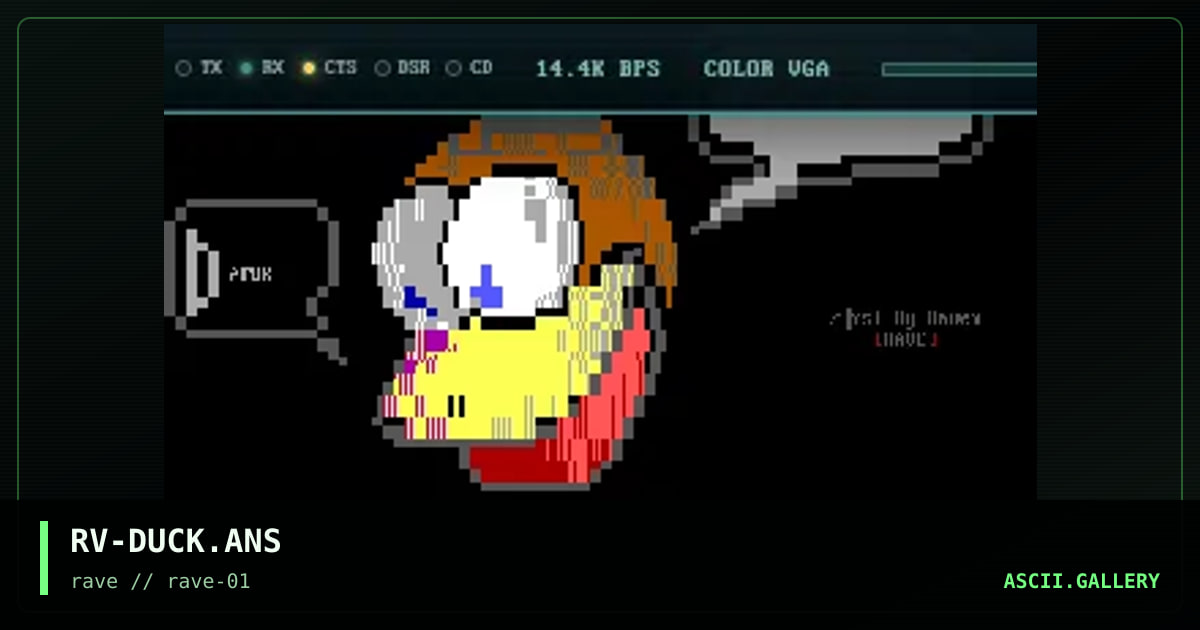 RV-DUCK.ANS, by raven, 1994