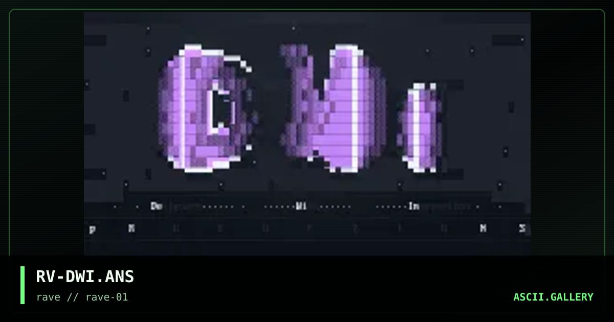 RV-DWI.ANS, by raven, 1994