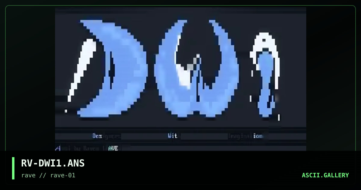 RV-DWI1.ANS, by raven, 1994