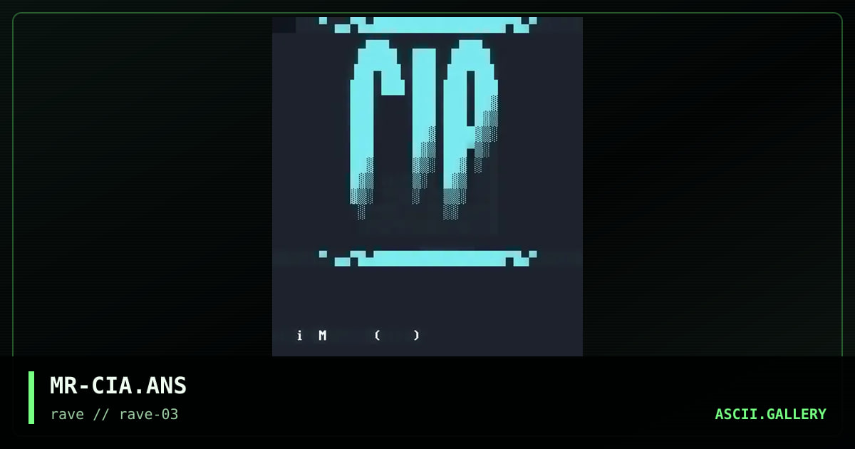 MR-CIA.ANS, by mirage-rave, 1994