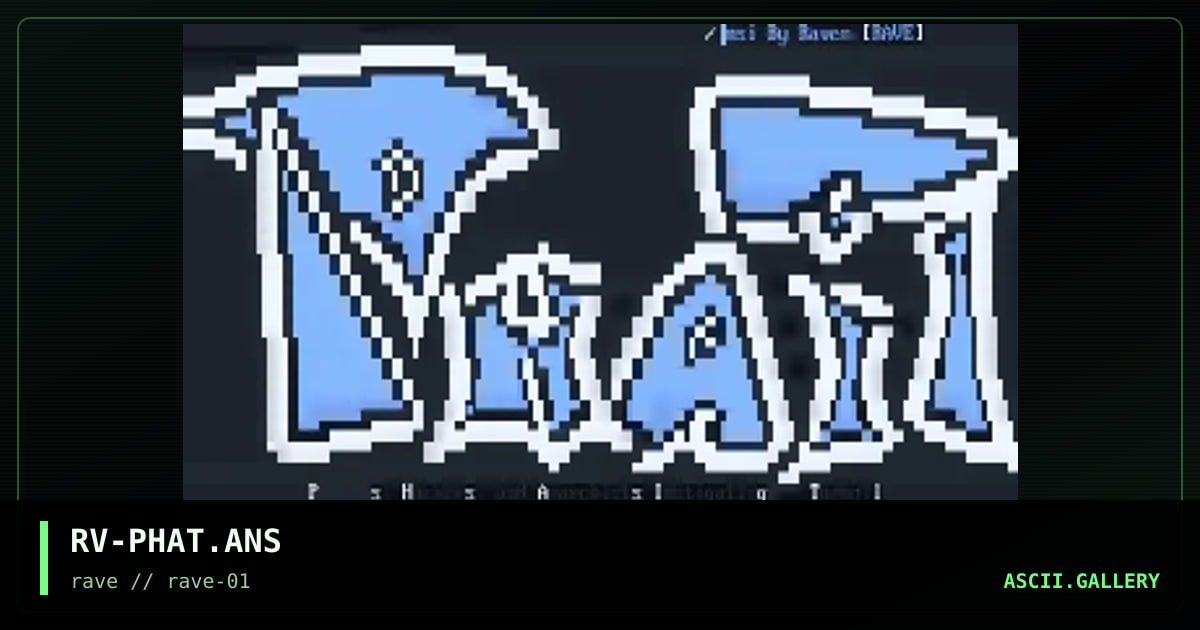 RV-PHAT.ANS, by raven, 1994