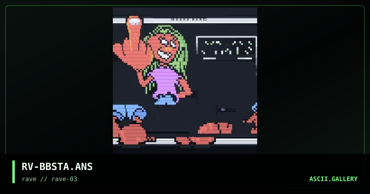 RV-BBSTA.ANS, by raven, 1994