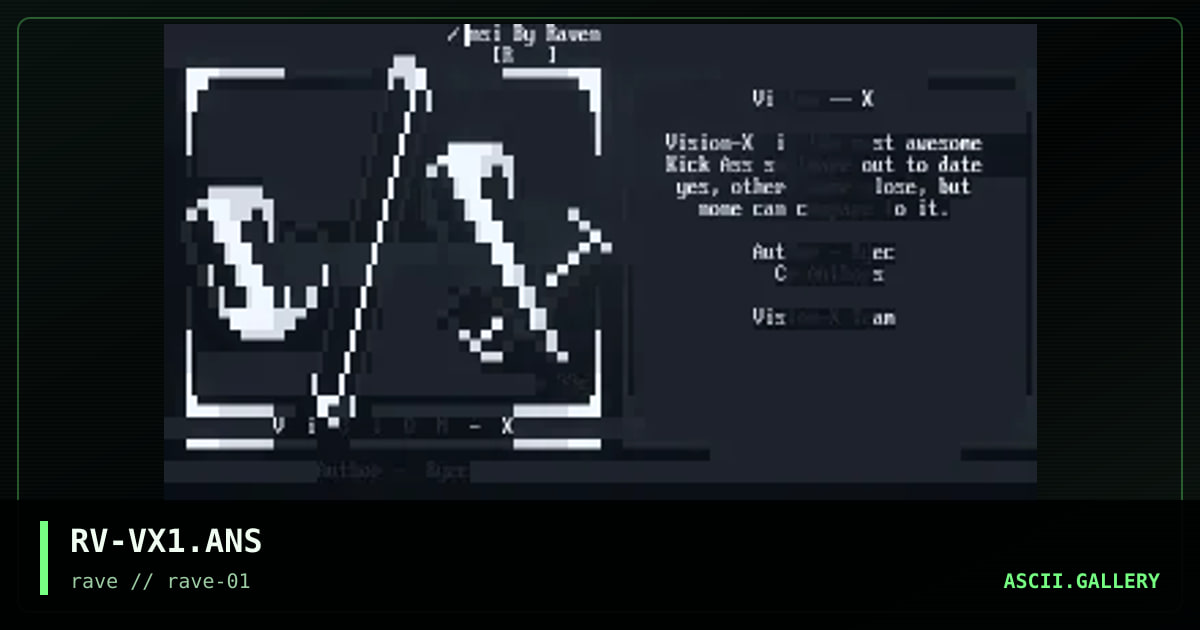 RV-VX1.ANS, by raven, 1994