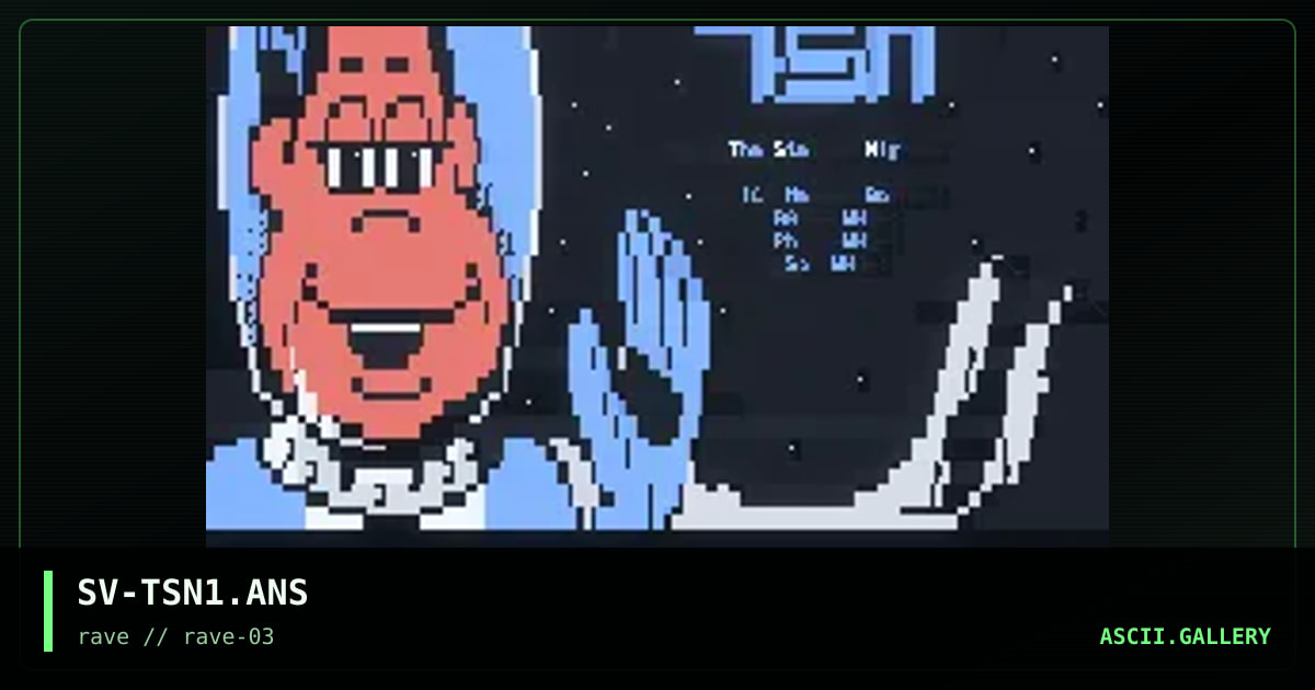 SV-TSN1.ANS, by stone vyper, 1994