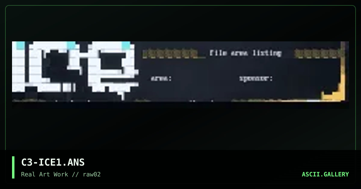 icebreakers header, by criminal enigma, 1997