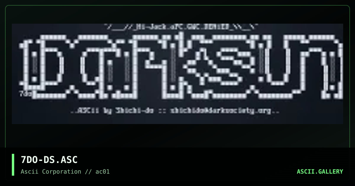 7DO-DS.ASC, by shichi-do, 1998