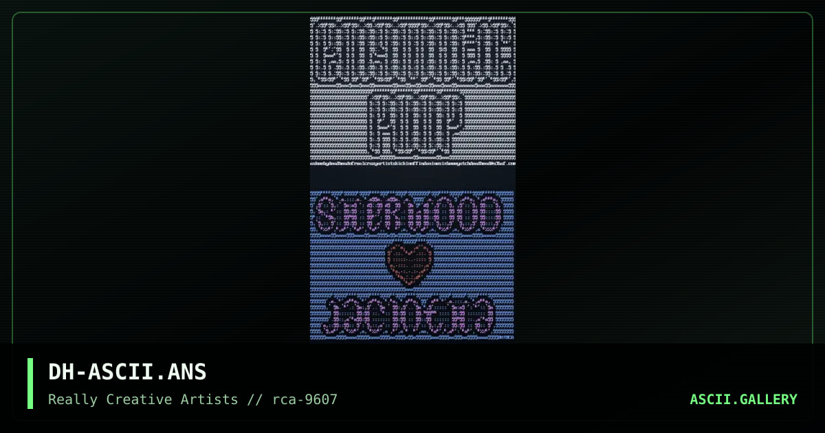 ASCII SET, by deadhead, 1996