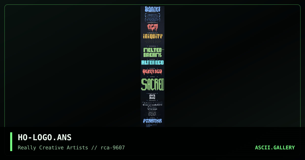 Logo, by hornet, 1996