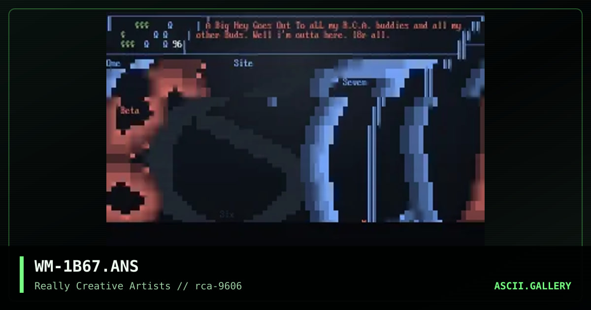 Site 1B67, by watermelon, 1996