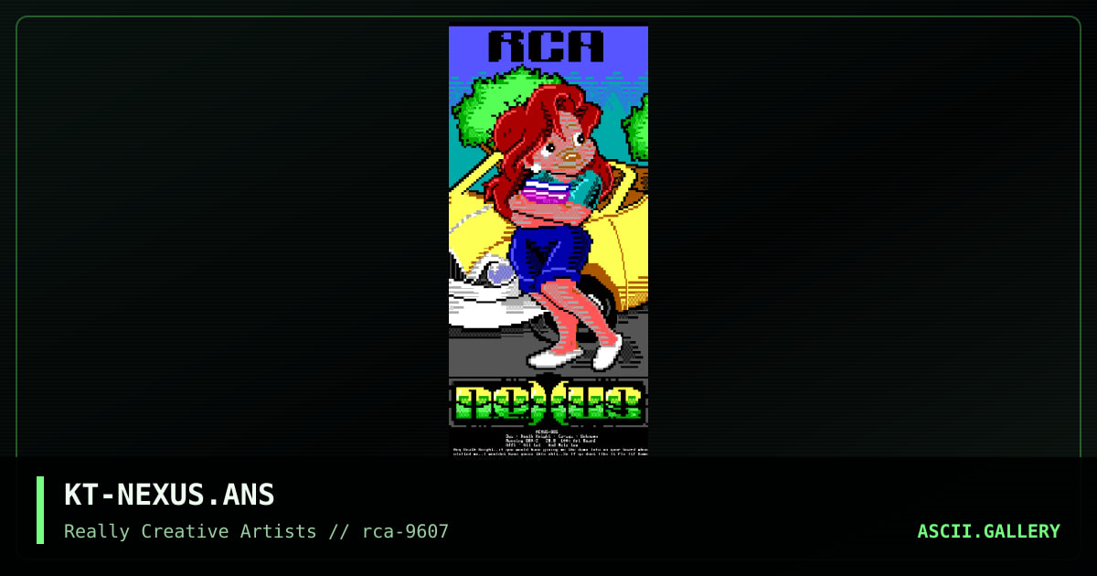 NEXUS BBS, by kitiara, 1996