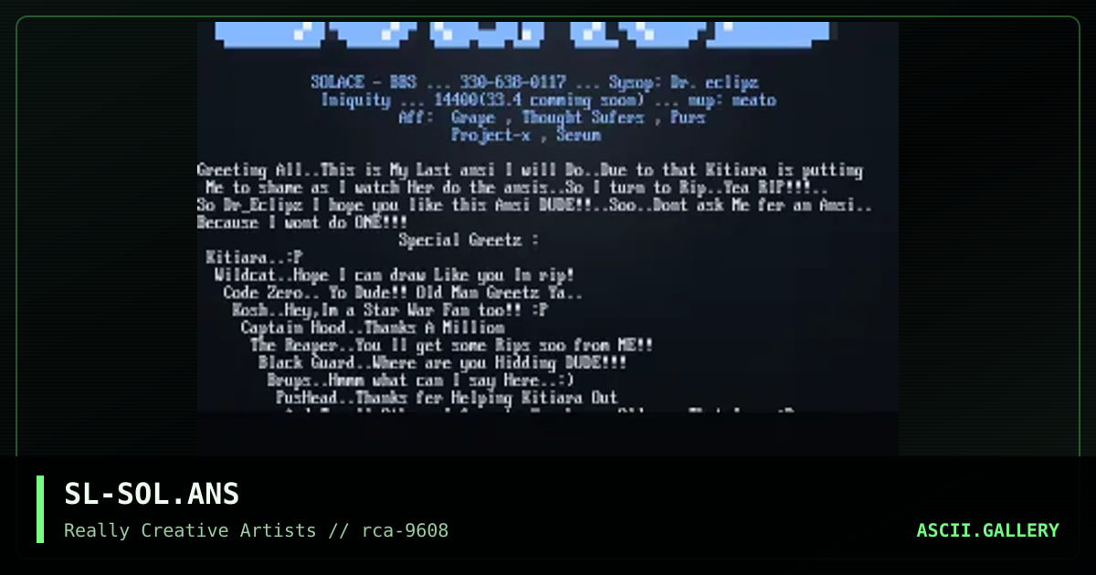 Solace, by star lord, 1996