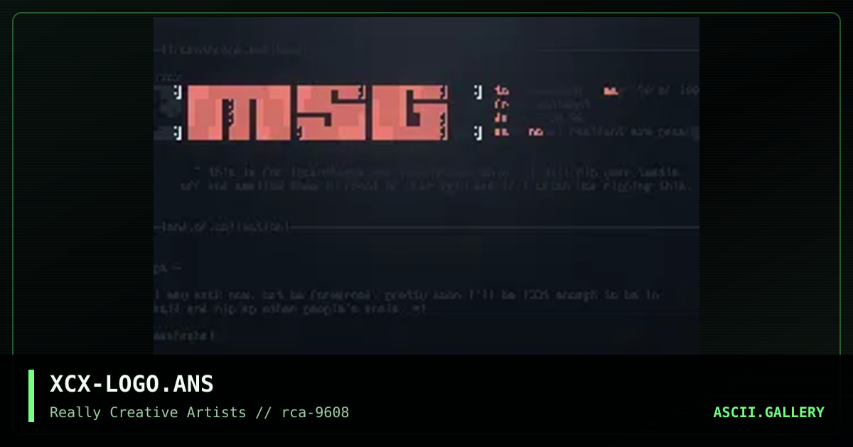 Logos, by contemptx, 1996