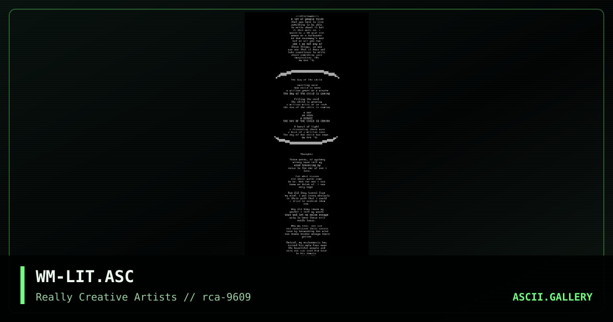 Lit Stuff, by watermelon, 1996