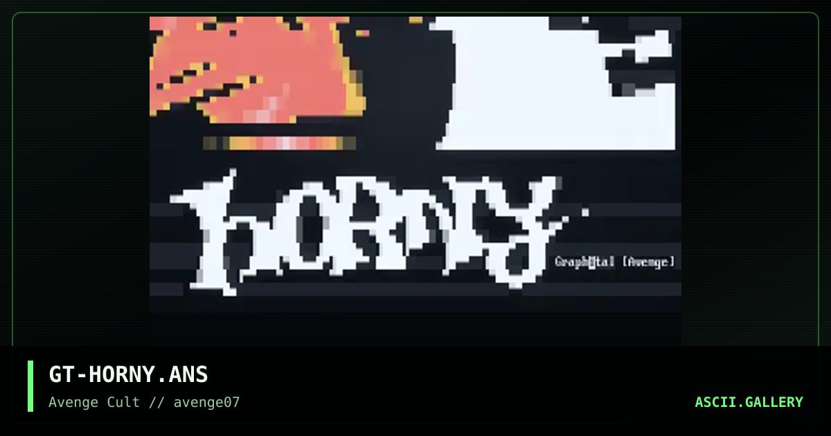 Horny Emag, by graphital, 1998