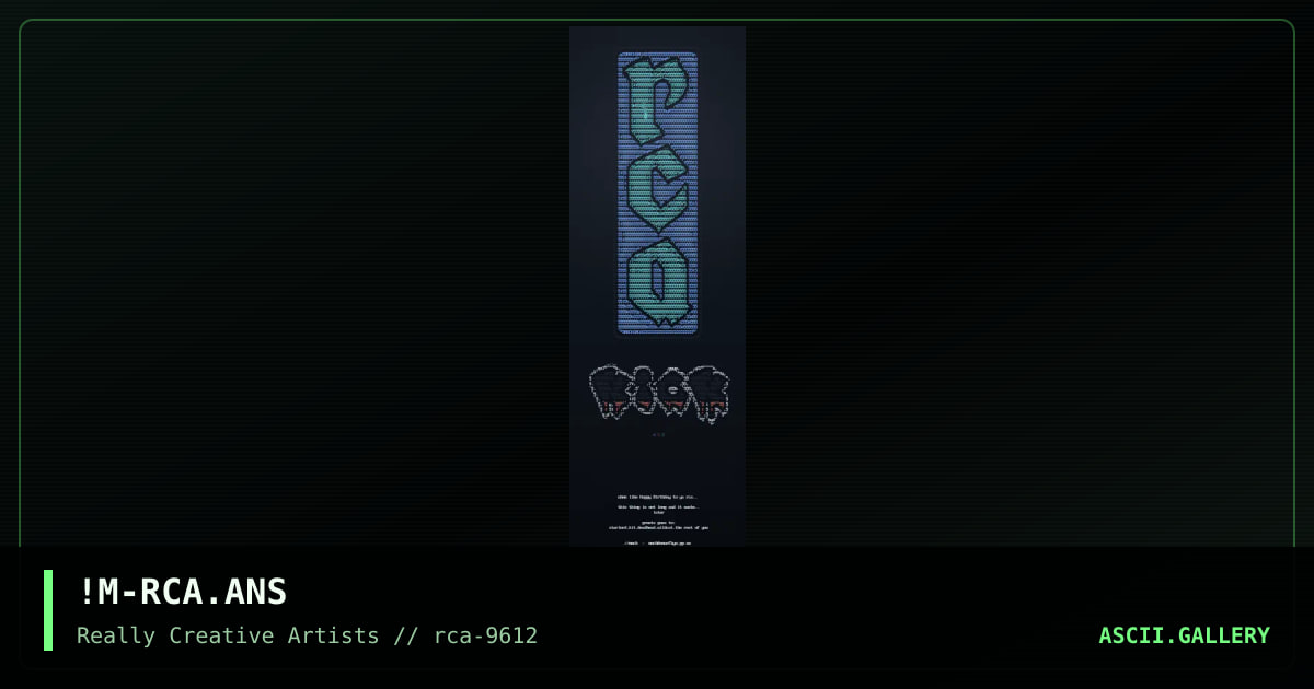 rca .., by mech, 1996