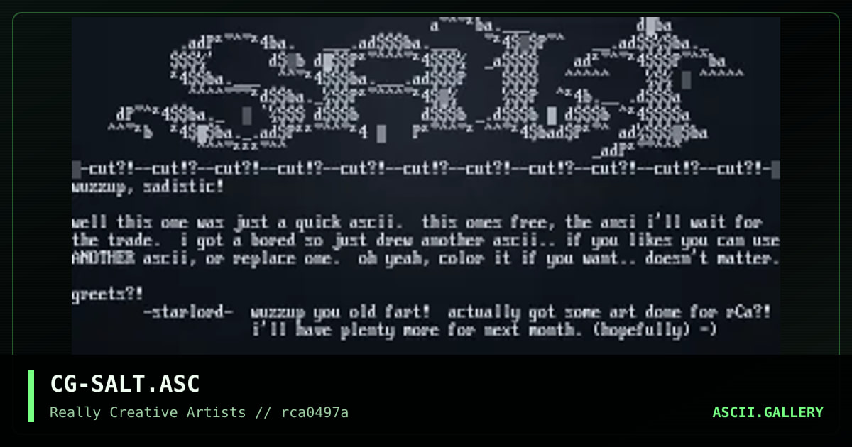 CG-SALT.ASC, by cyber god, 1997