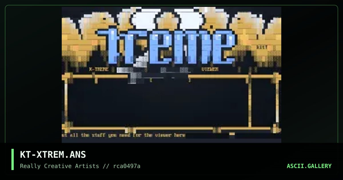 X-trema view, by kitiara, 1997