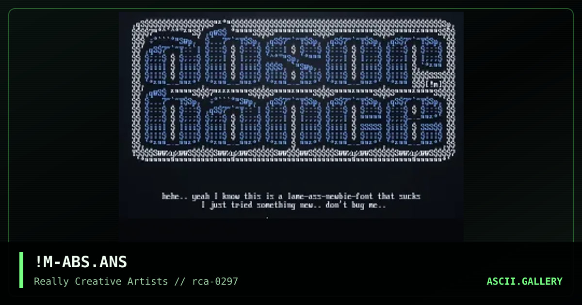 absorbance logos.., by mech, 1997