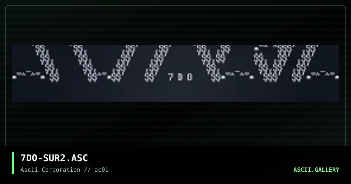 7DO-SUR2.ASC, by ohseven, 1998
