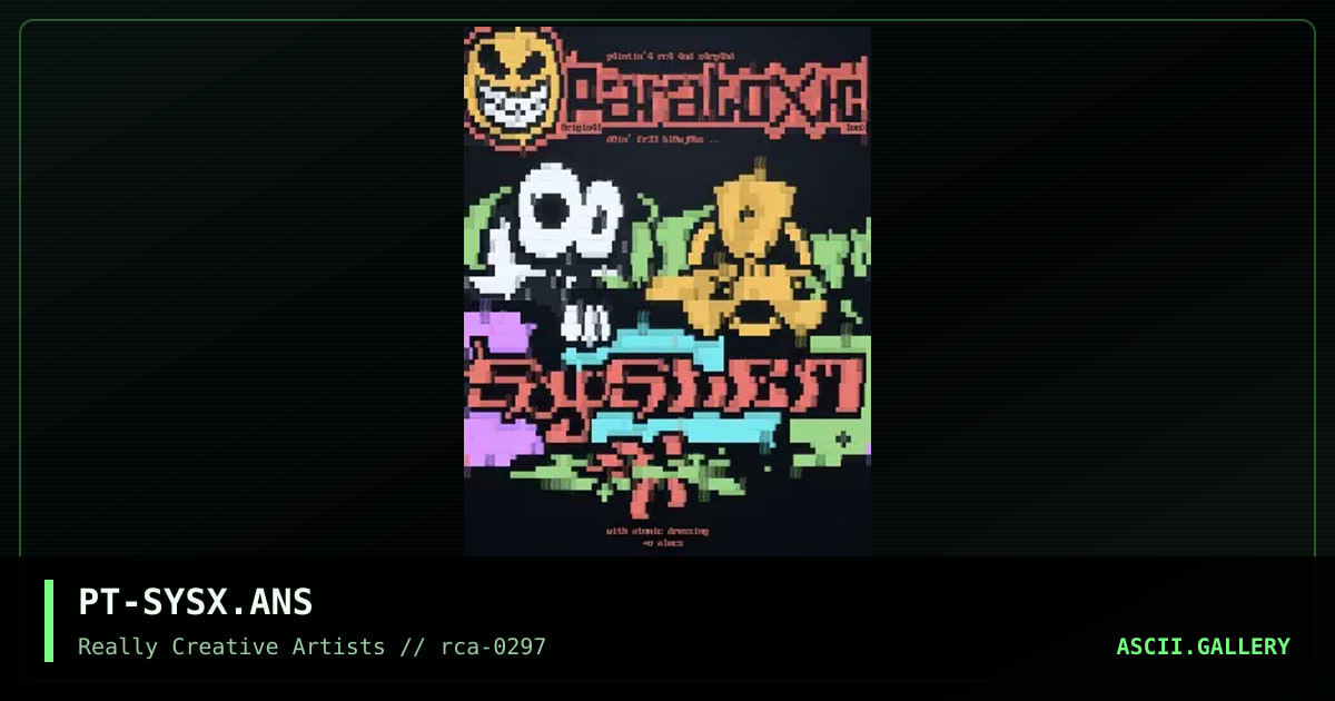 System X, by paratoxic, 1997