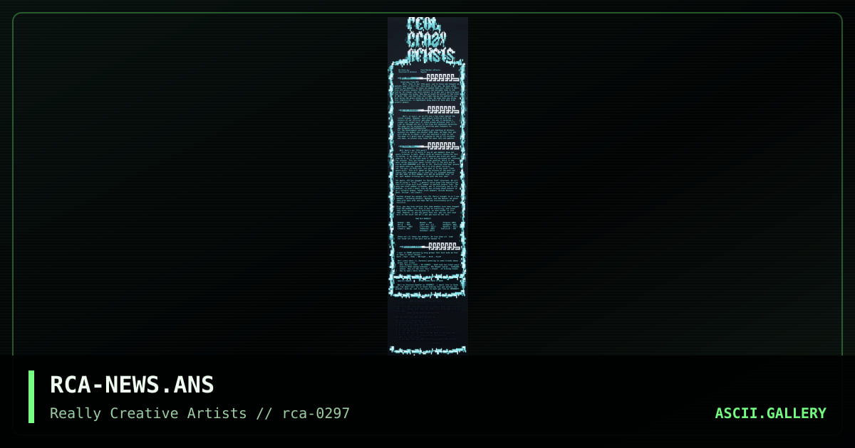 rCA February 97 Newsletter, by rca, 1997